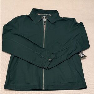 Volcom Men's Dark Green Lightweight Jacket